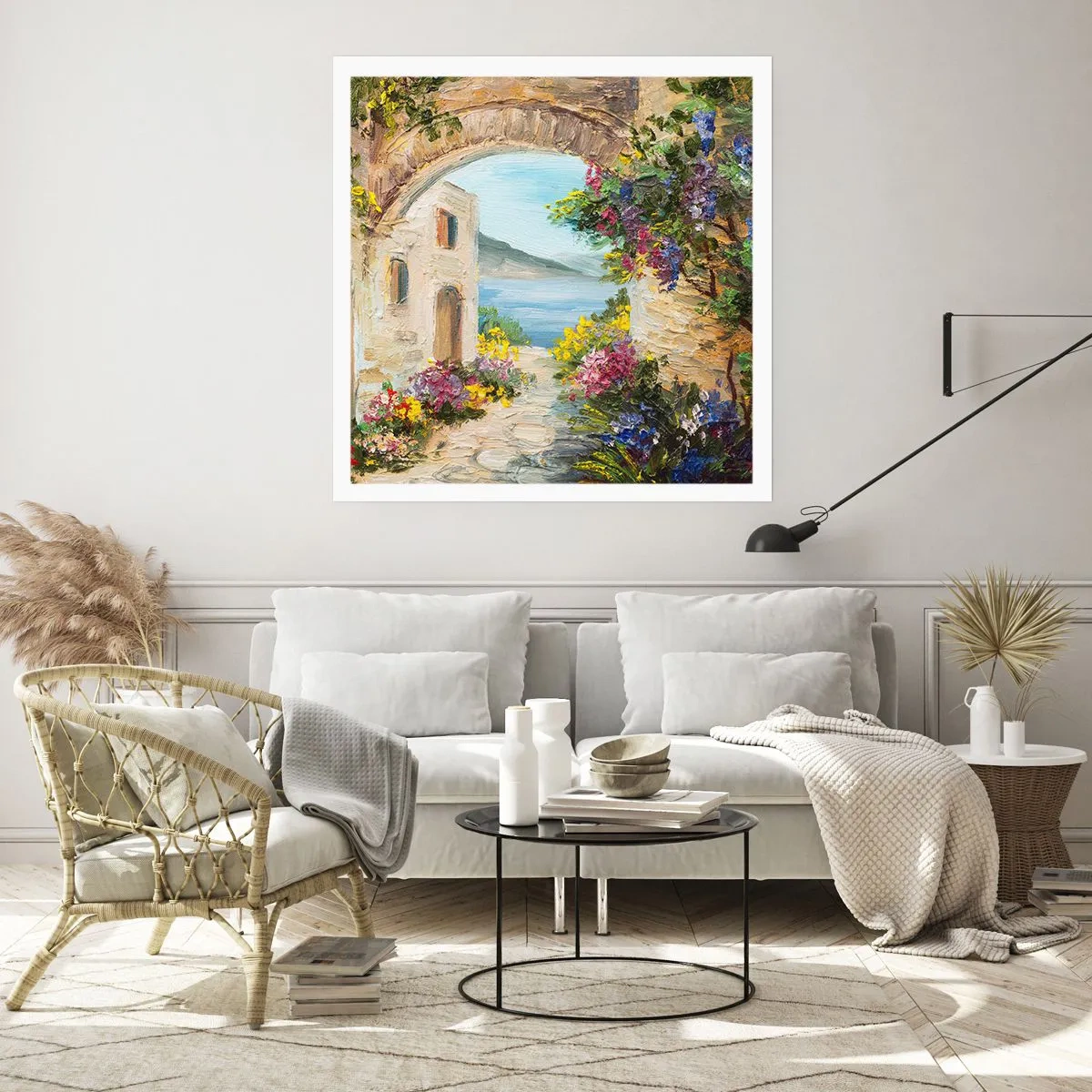 Plagát - Pôvab pobrežnej krajiny - 60x60 cm