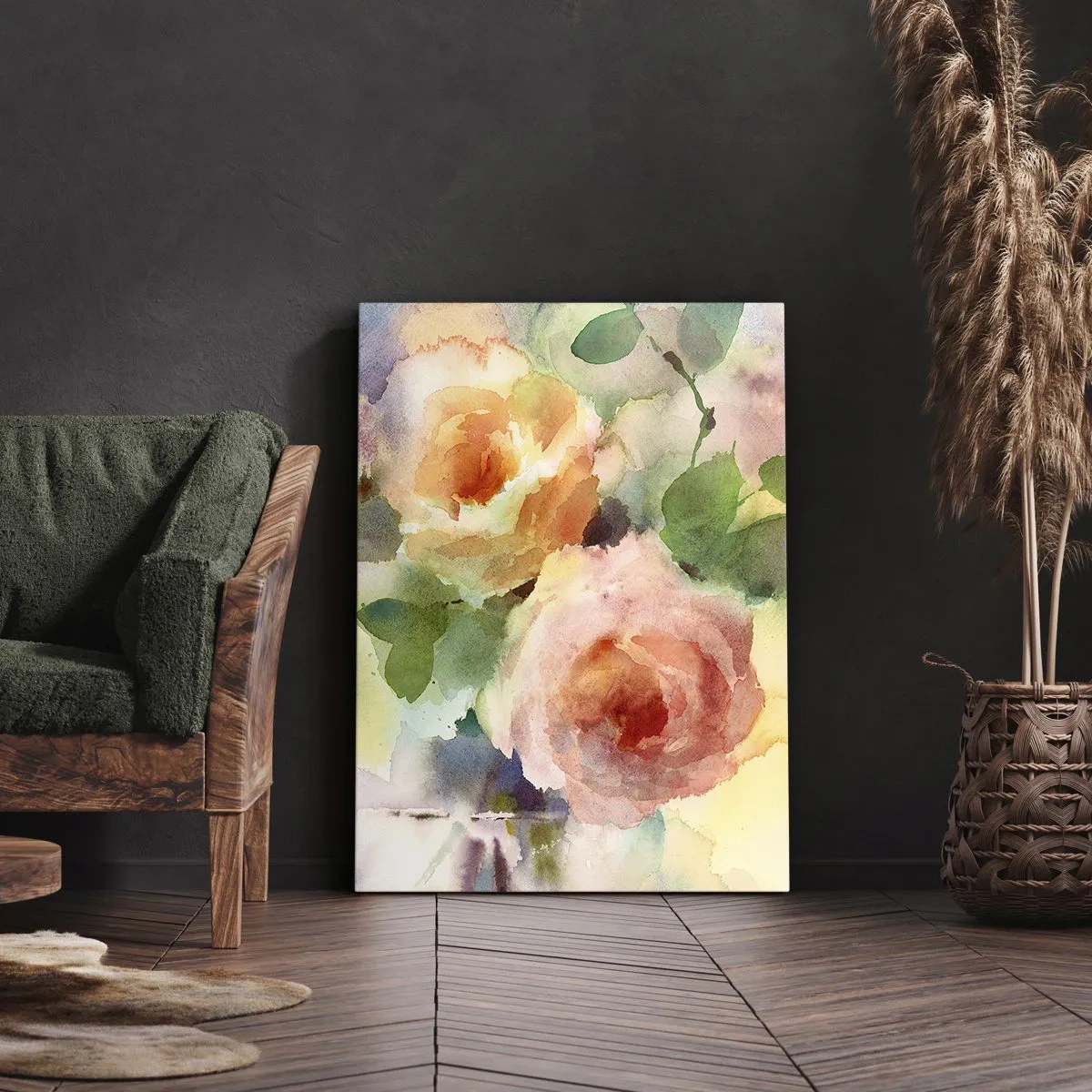 Obraz na plátne - Jemné ako akvarel - 80x120 cm