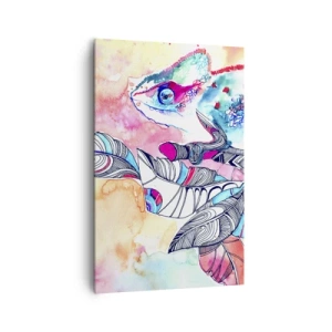 Obraz na plátne - Farebný ako náš svet - 80x120 cm