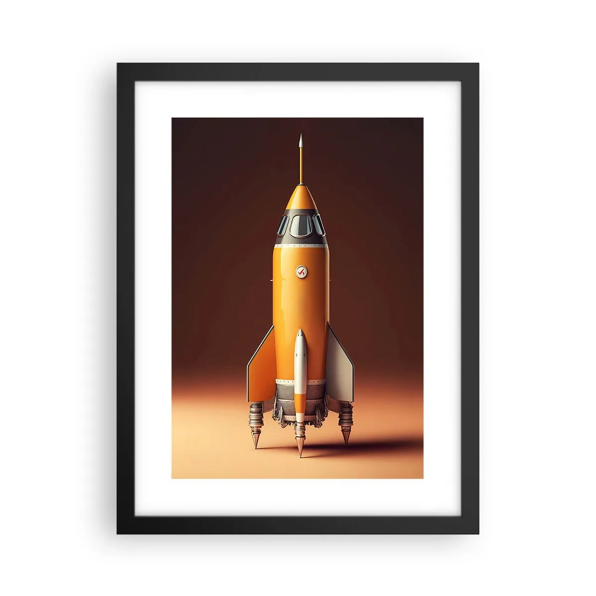 Plagát v čiernom ráme - Začína to snom - 30x40 cm