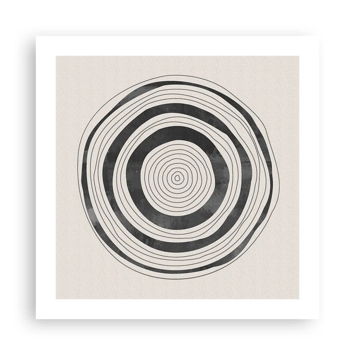 Plagát - Dôležité je to, čo je uprostred - 50x50 cm