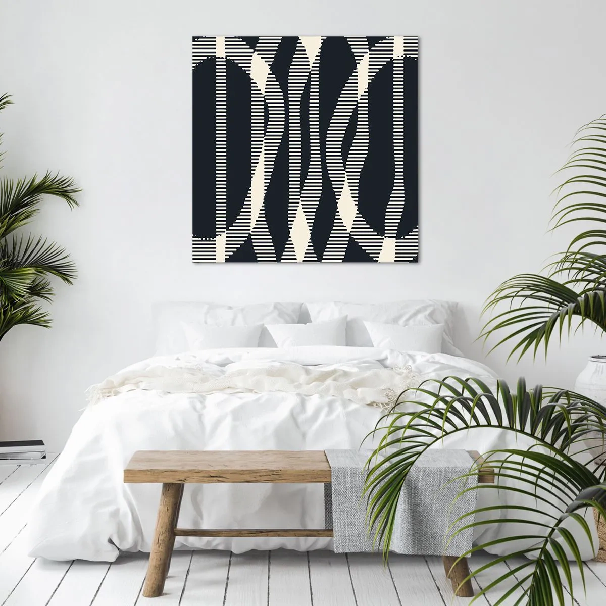 Obraz na plátne - Pokus o prelomenie temnoty - 40x40 cm