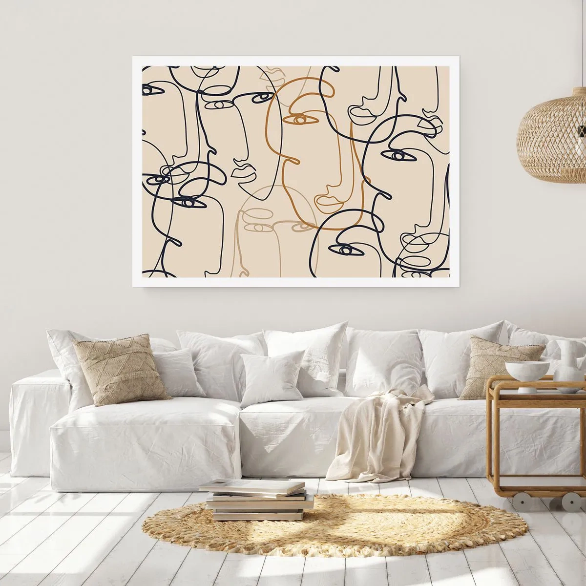 Plagát - Portrét znásobený - 40x30 cm