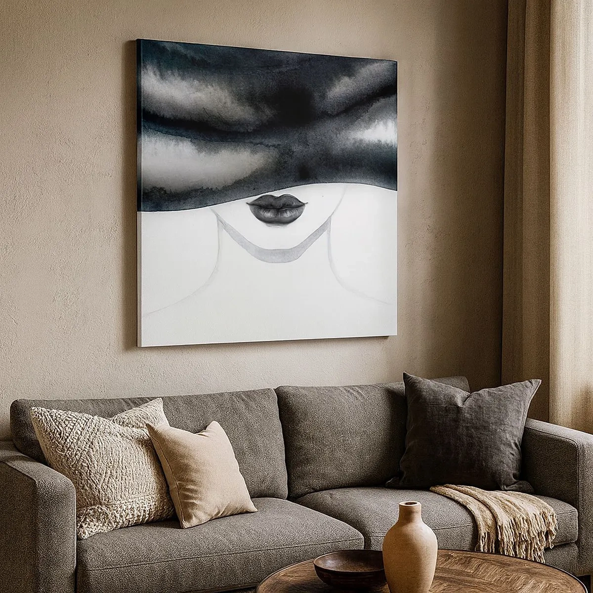 Obraz na plátne - Zmyselná záhada - 30x30 cm