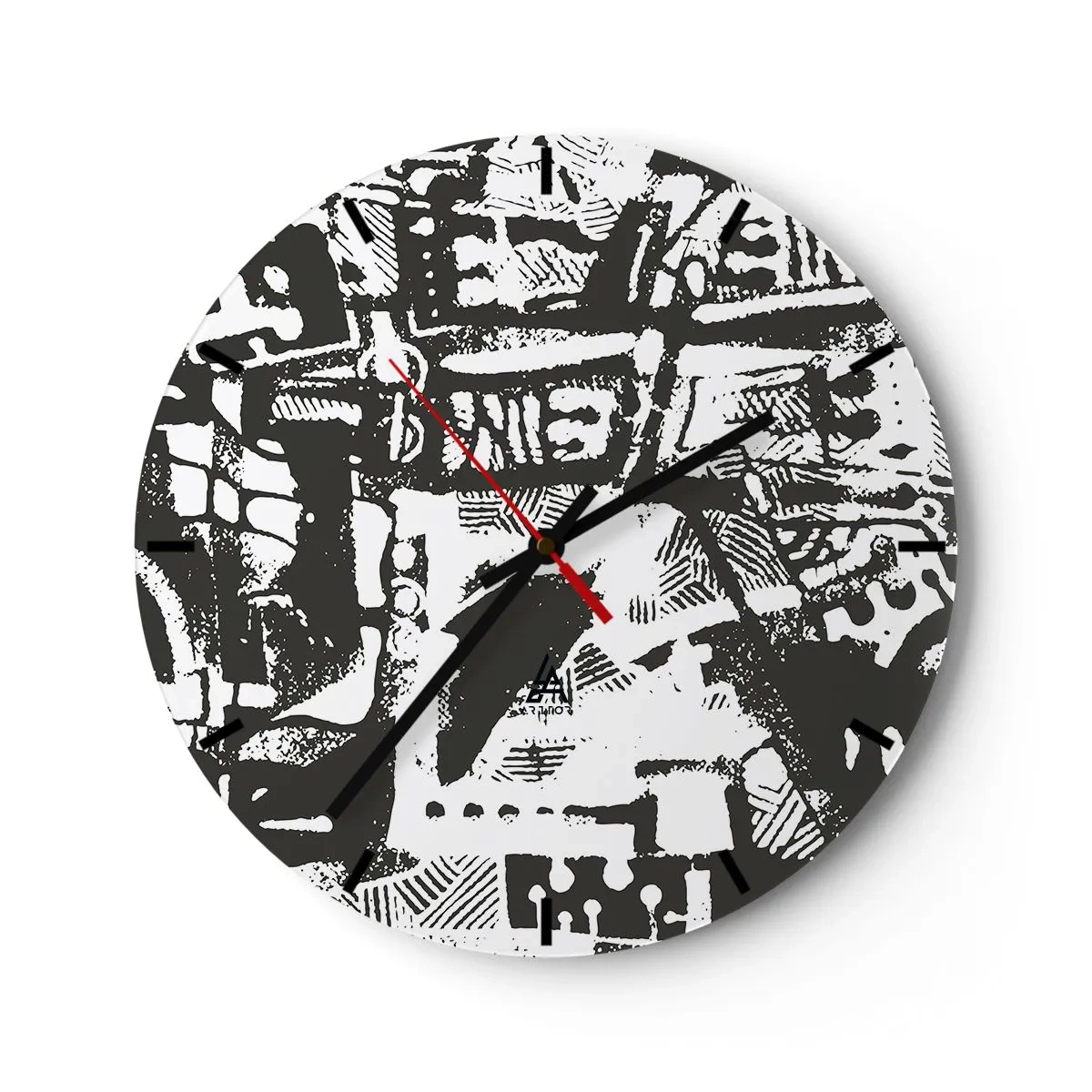 Nástenné hodiny - Poriadok alebo chaos? - 40x40 cm