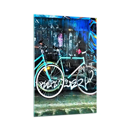 Obraz na skle - Mesto volá - 70x100 cm