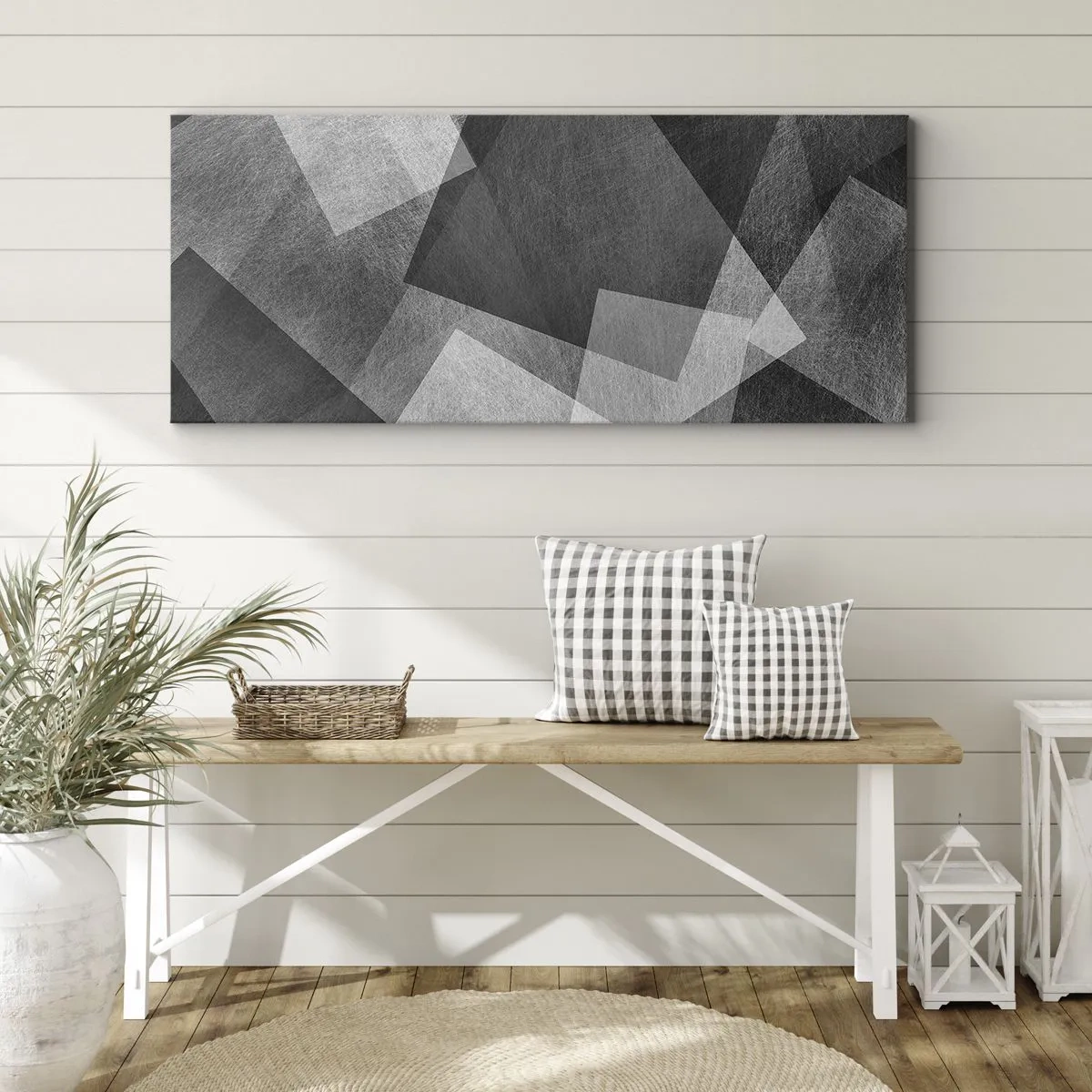 Obraz na plátne - Odveký symbol trvalosti a poriadku - 100x40 cm