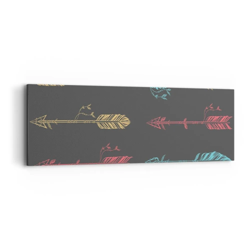 Obraz na plátne - Do jednej rady - 90x30 cm