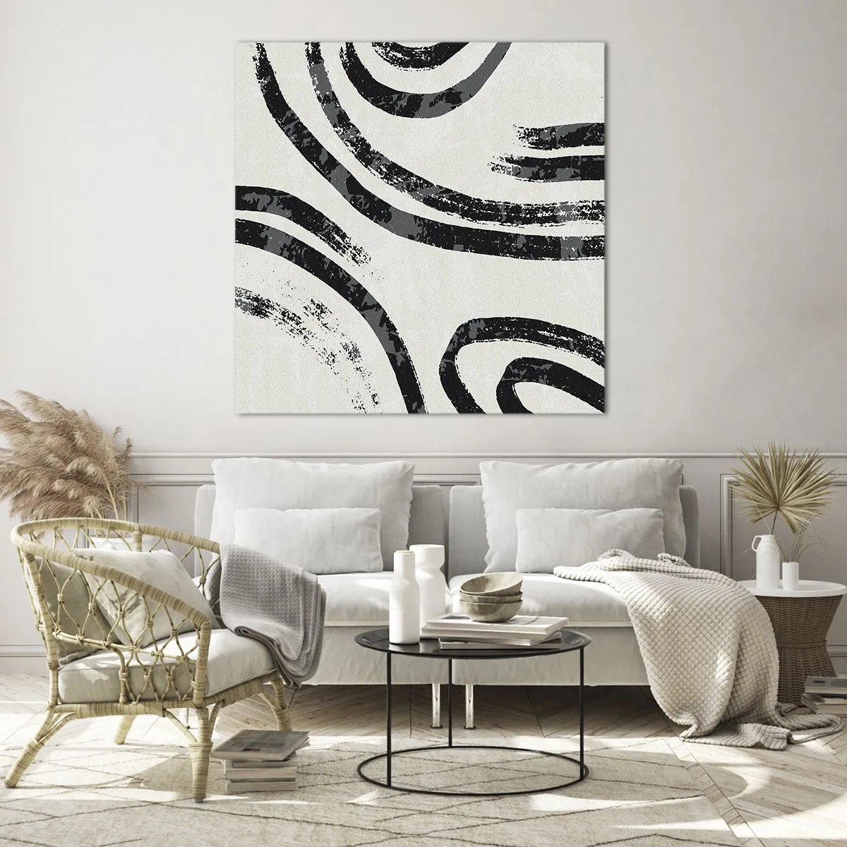 Obraz na skle - Napoly zastavený - 40x40 cm