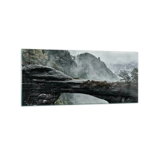 Obraz na skle - Dobrodružstvo práve začína - 120x50 cm