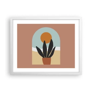 Plagát v bielom ráme - Malé radosti - 50x40 cm