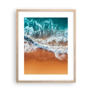 Plagát v ráme zo svetlého duba - Vždy pár - 40x50 cm