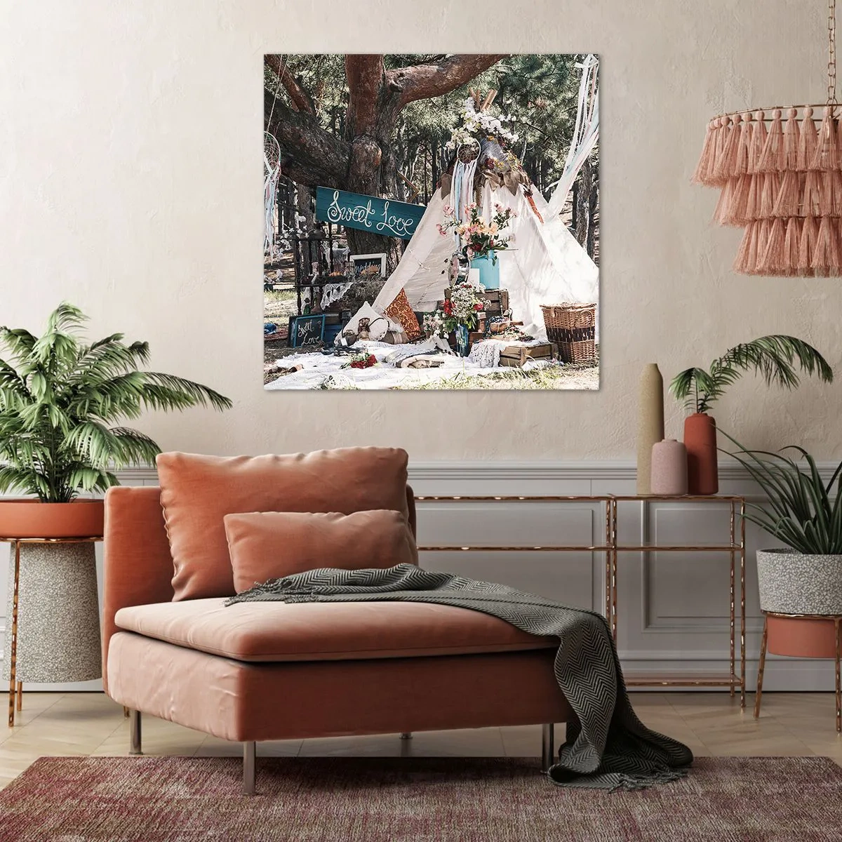 Obraz na plátne - Make love… - 70x70 cm