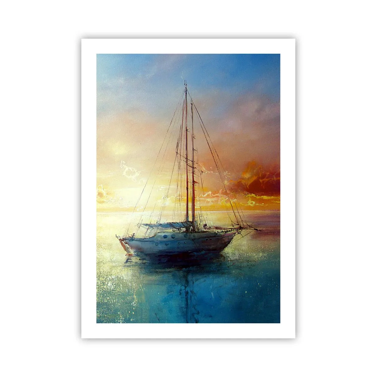 Plagát - V zlatom zálive - 50x70 cm