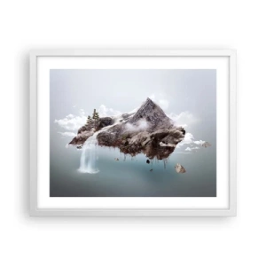 Plagát v bielom ráme - Pohľad surrealistu - 50x40 cm