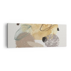Obraz na plátne - Abstraktná slivka - 140x50 cm