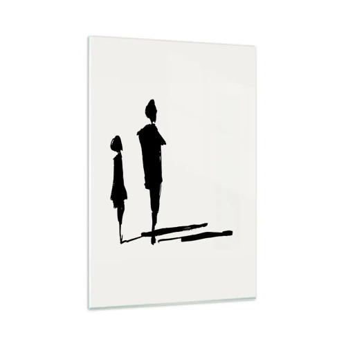 Obraz na skle - Určite spolu? - 80x120 cm