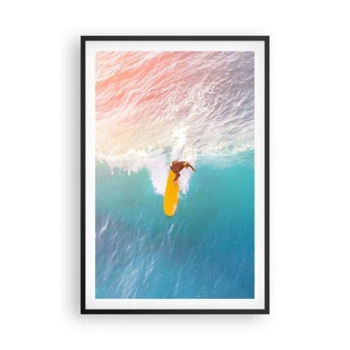 Plagát v čiernom ráme - Oceanický jazdec - 61x91 cm