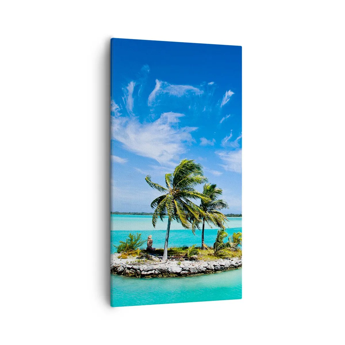 Obraz na plátne - Raj na zemi - 55x100 cm