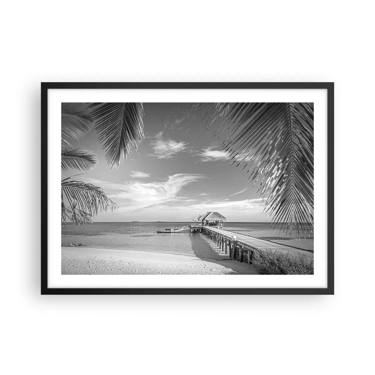 Plagát v čiernom ráme - Spomienka alebo sen? - 70x50 cm