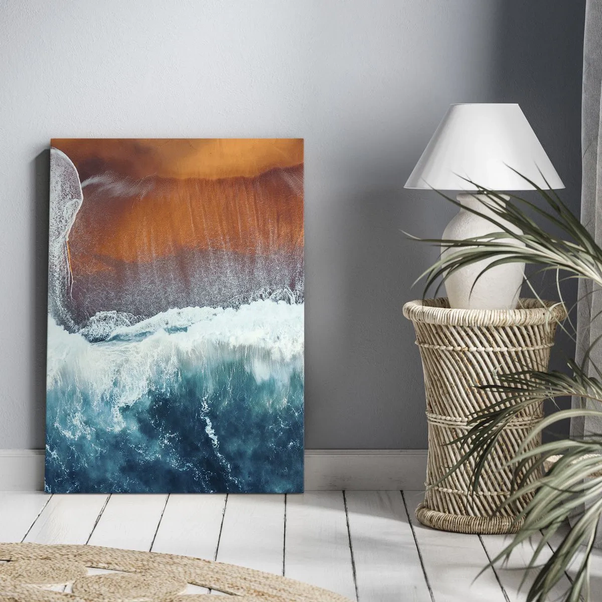 Obraz na plátne - Dotyk oceánu - 50x70 cm