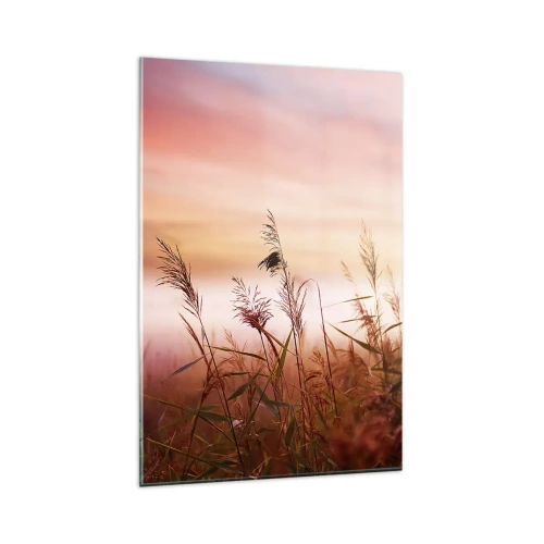 Obraz na skle - Draci, púpavy a vietor - 80x120 cm