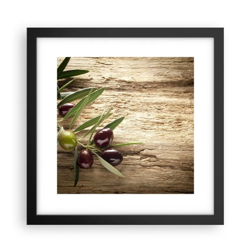 Plagát v čiernom ráme - Priamo od prírody - 30x30 cm