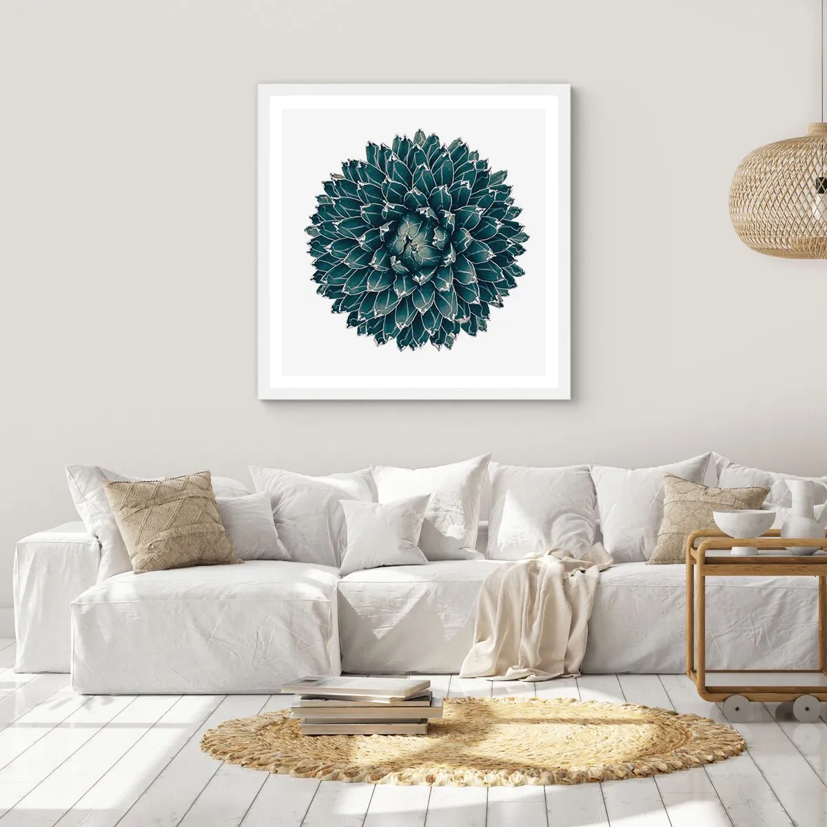 Plagát v bielom ráme - Hviezda púšte - 40x40 cm