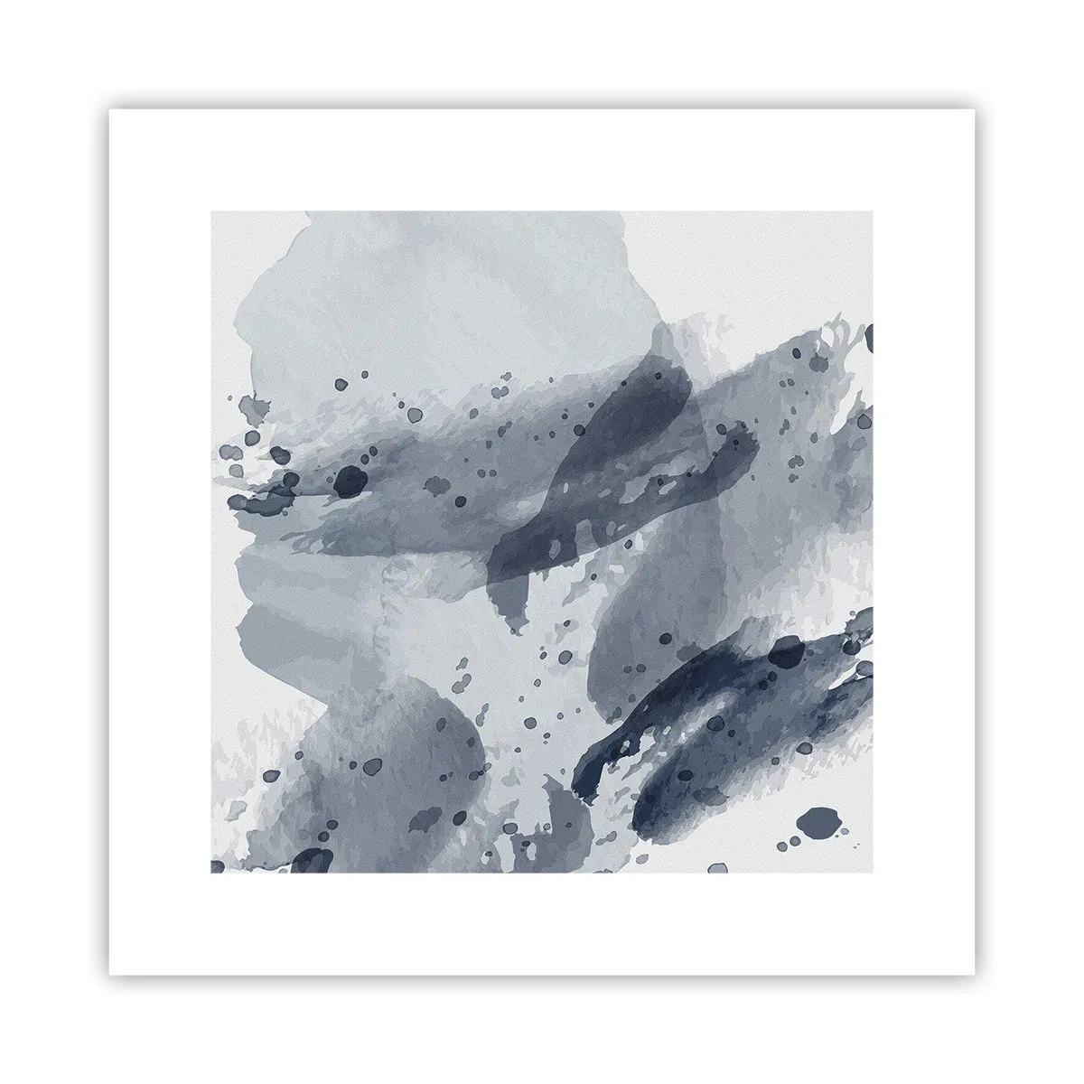 Plagát - Štúdia o povahe vody - 30x30 cm