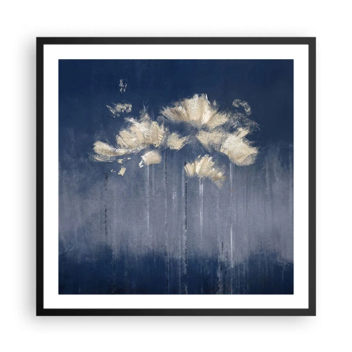 Plagát v čiernom ráme - Ako okvetné lístky vo vetre - 60x60 cm