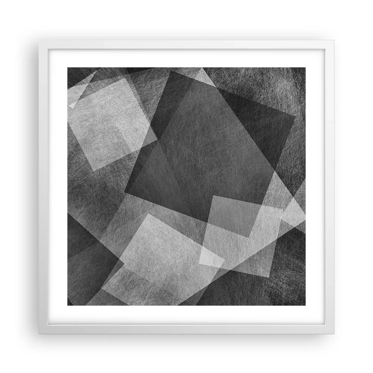 Plagát v bielom ráme - Odveký symbol trvalosti a poriadku - 50x50 cm