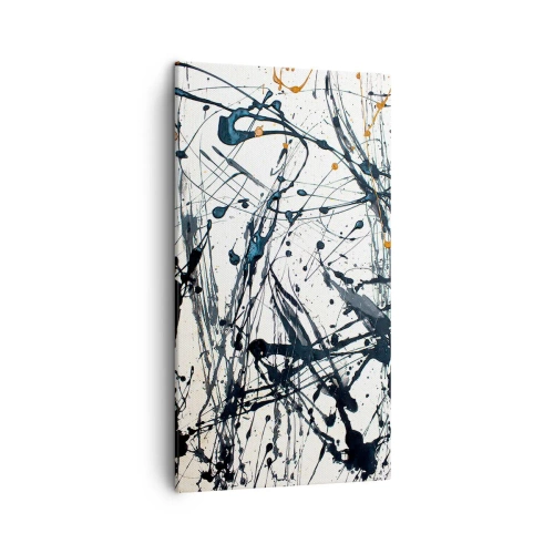 Obraz na plátne - Expresionistická abstrakcia - 45x80 cm