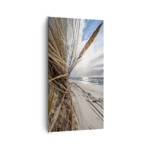 Obraz na plátne - Stretnutie živlov - 65x120 cm