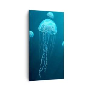 Obraz na plátne - Oceánsky tanec - 55x100 cm
