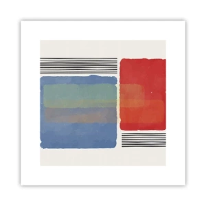 Plagát - Duch a písmeno geometrie - 30x30 cm