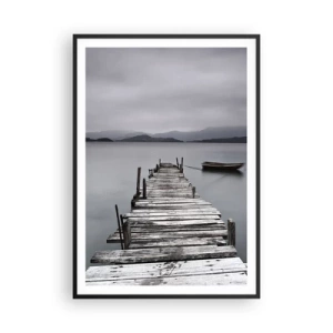 Plagát v čiernom ráme - Zajtra môžeš vyraziť - 70x100 cm