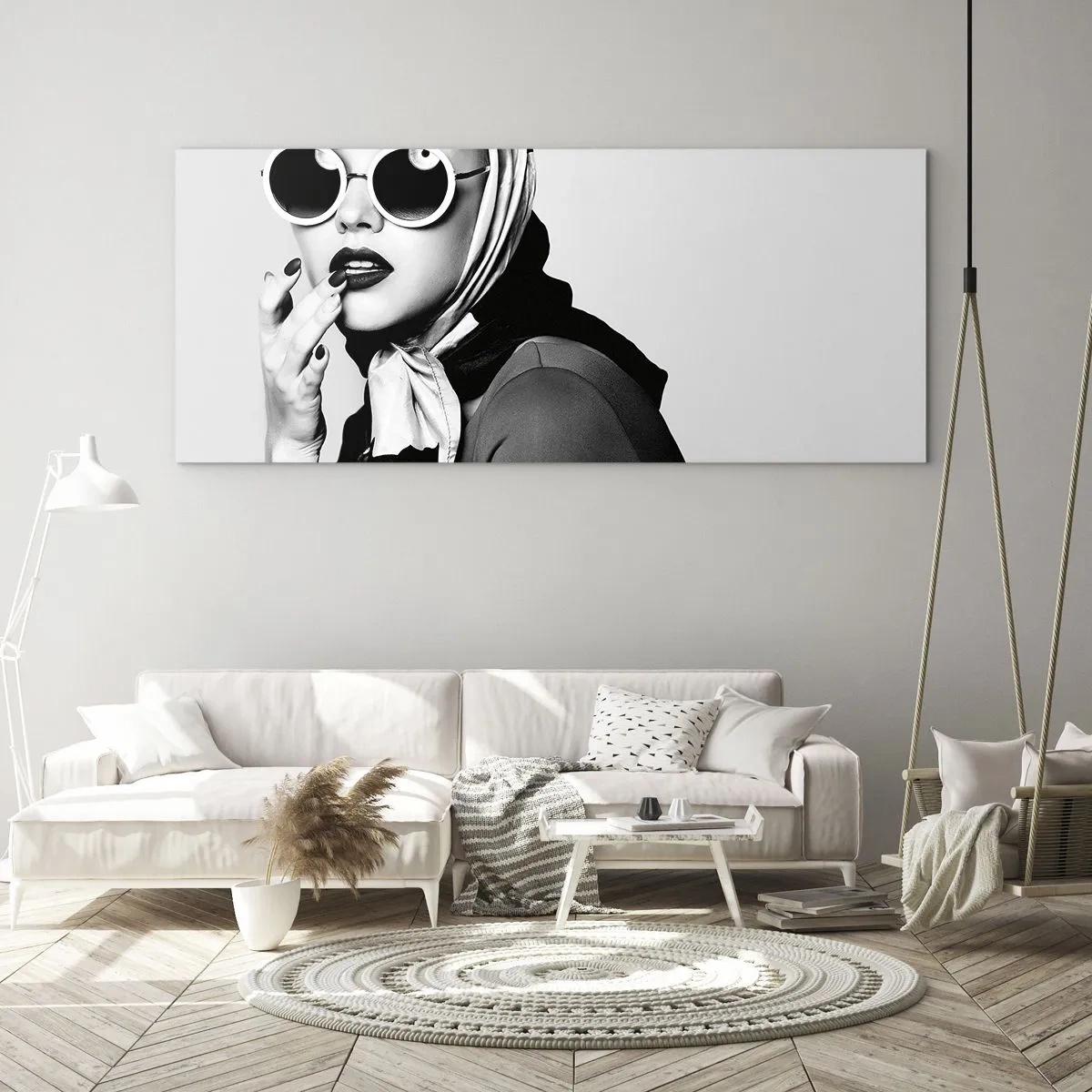 Obraz na skle - Pozdravy zo 60. rokov - 100x40 cm