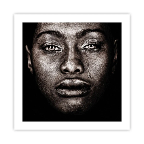 Plagát - Jedna slza - 50x50 cm