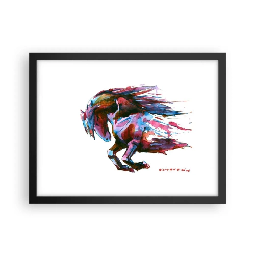 Plagát v čiernom ráme - Nadšenie - 40x30 cm