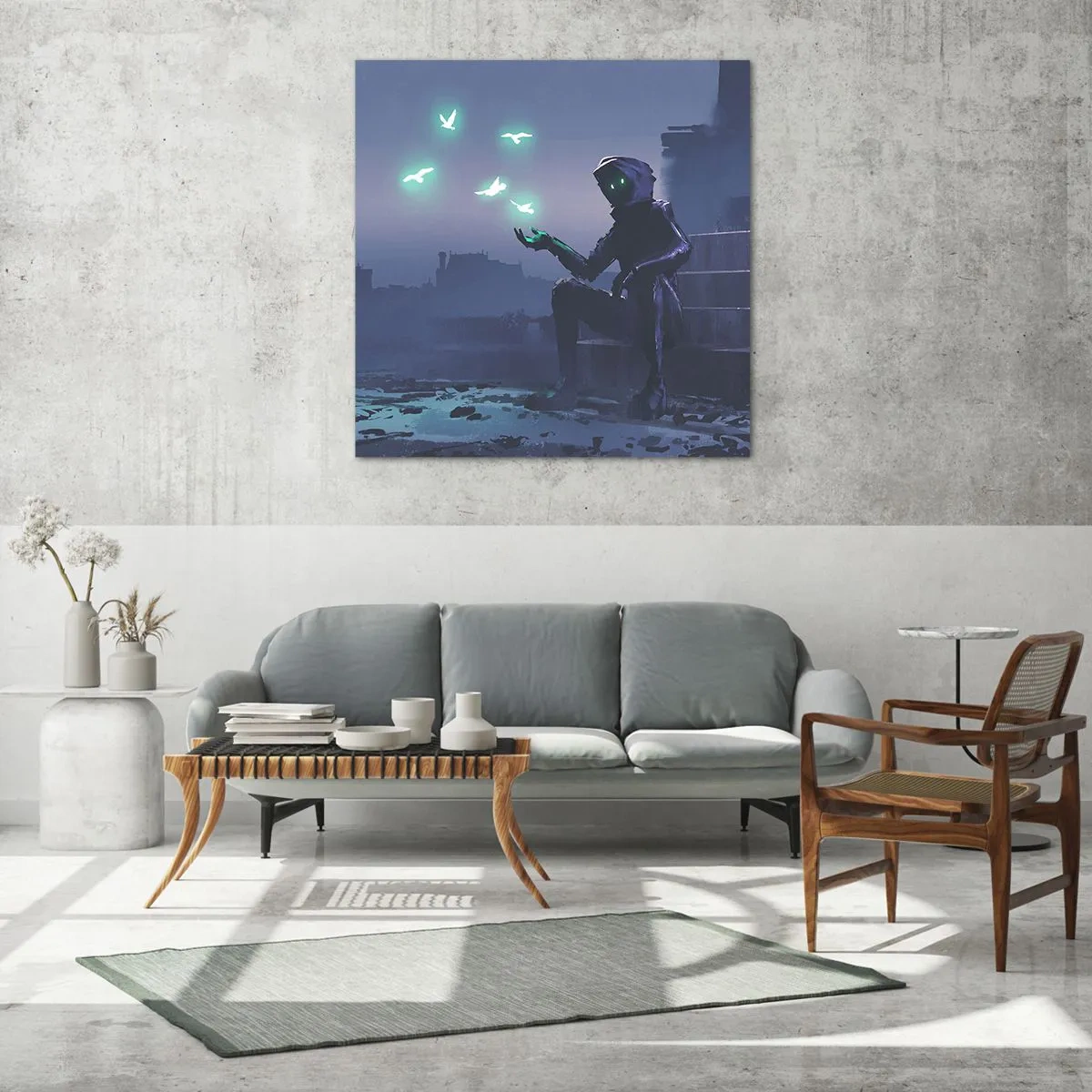 Obraz na skle - Život sa vráti - 40x40 cm