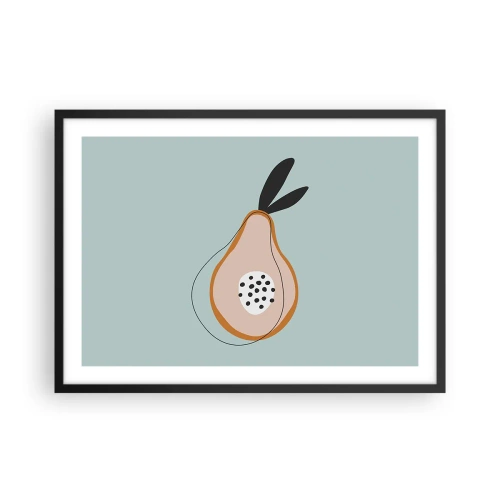 Plagát v čiernom ráme - Prenikanie do podstaty vecí - 70x50 cm