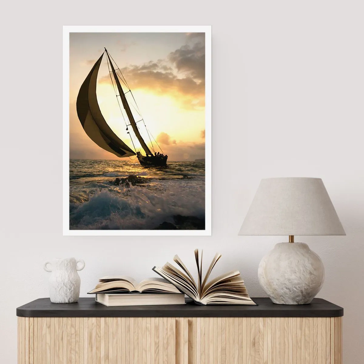 Plagát - S vetrom a proti vetru - 70x100 cm