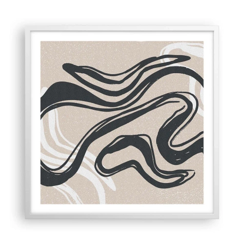 Plagát v bielom ráme - Znásobená expresia - 60x60 cm