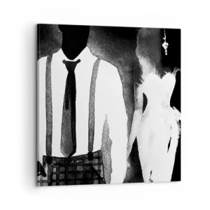 Obraz na plátne - V štýle noir - 60x60 cm