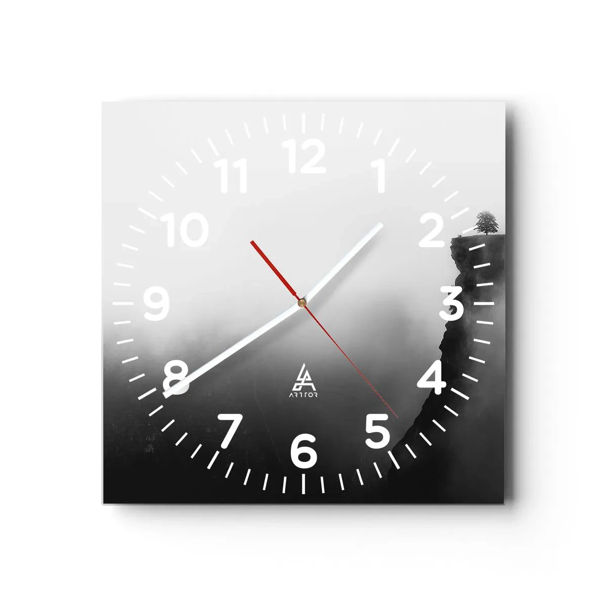 Nástenné hodiny - Na okraji sveta - 30x30 cm