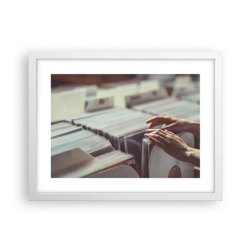 Plagát v bielom ráme - Hľadanie emócií - 40x30 cm