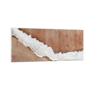 Obraz na skle - V zemitých farbách - 100x40 cm