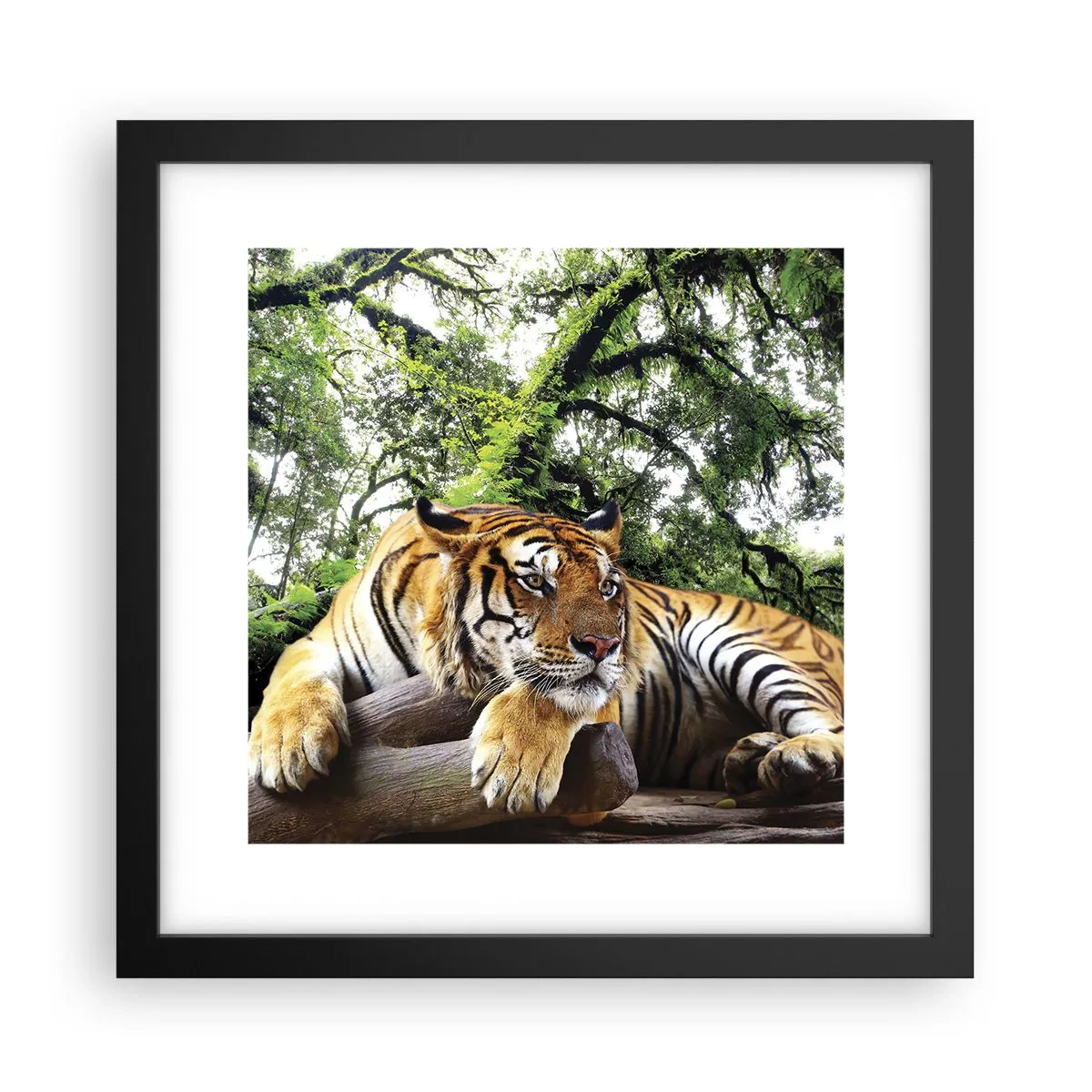 Plagát v čiernom ráme - S úctou - 30x30 cm