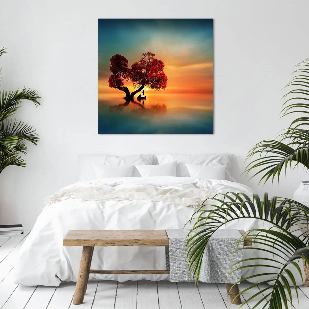 Obraz na plátne - Voda a ticho vesmíru - 70x70 cm