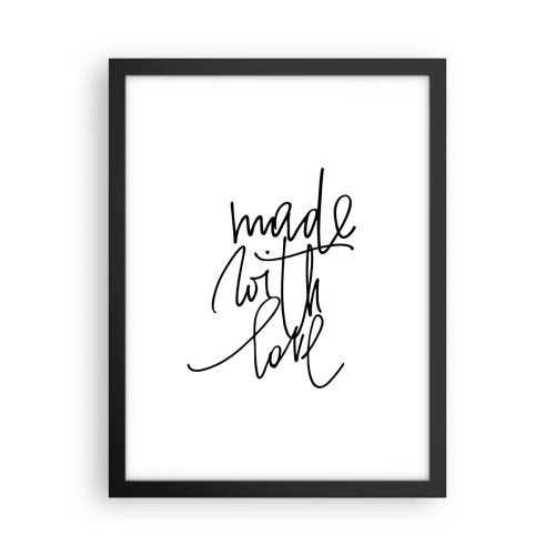 Plagát v čiernom ráme - Najlepšia značka - 30x40 cm